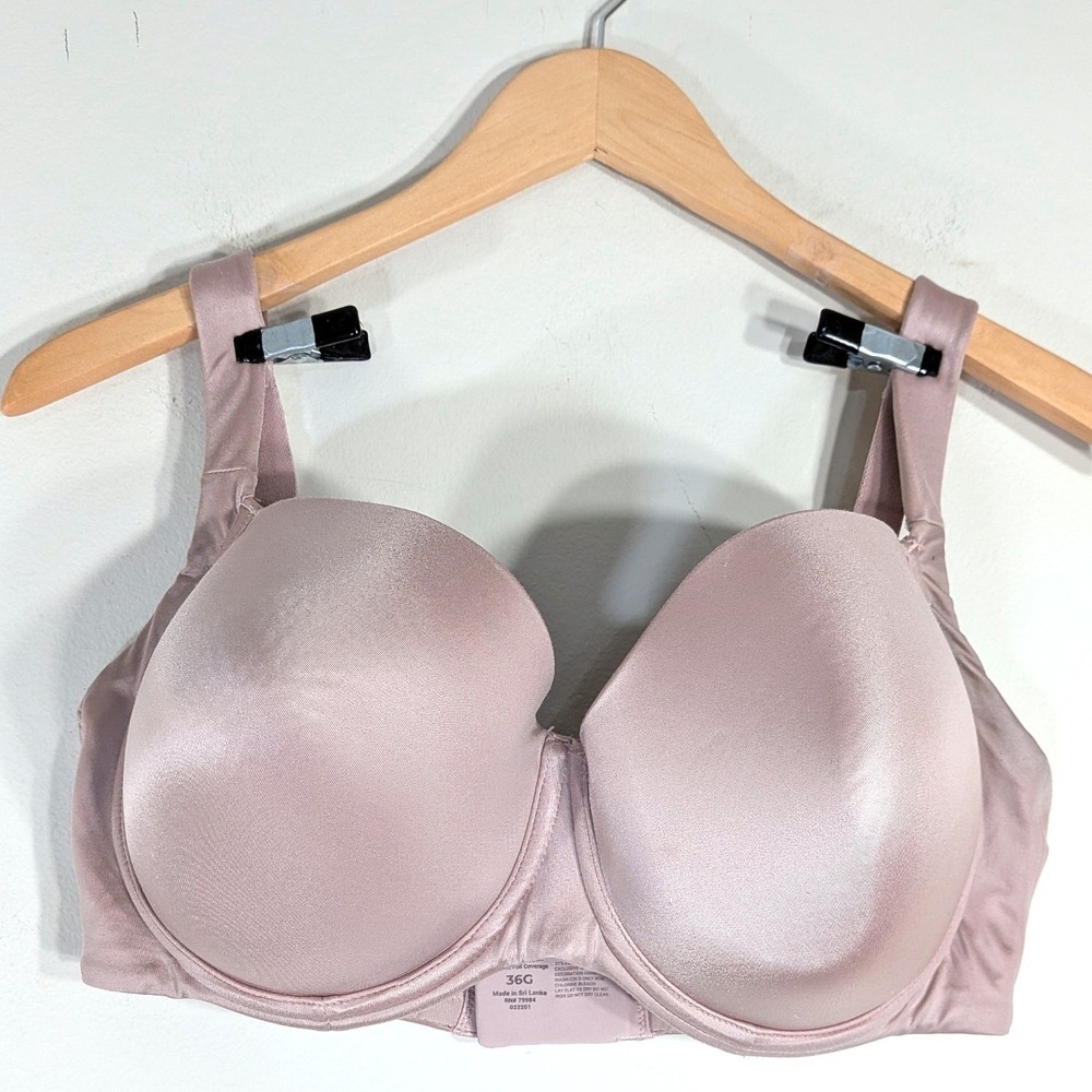 Soma Pink Bra; Stunning Support Smooth Full Coverage 36G